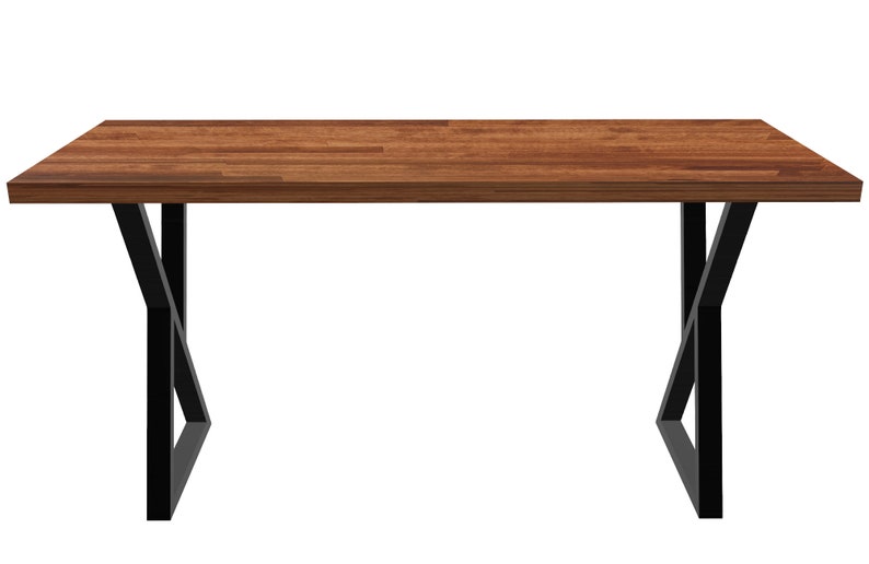 28 X 18 X Style Butcher Block Desk Legs Custom Etsy