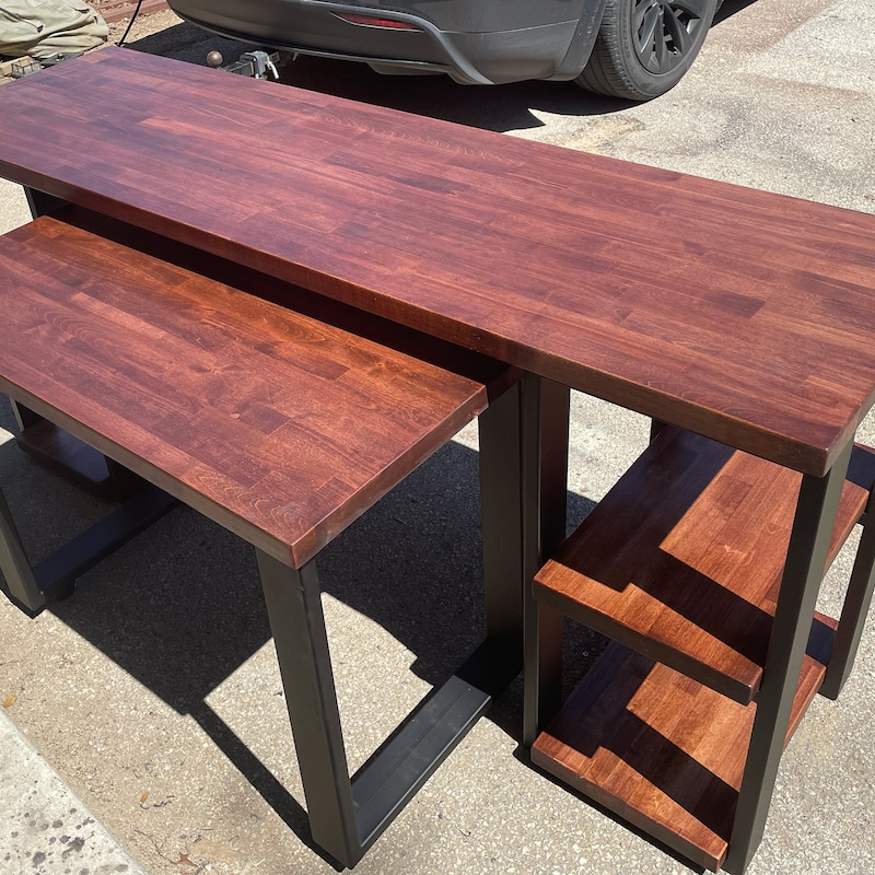 Desk With Shelves - Etsy