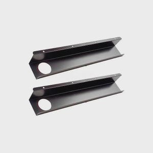 Black Steel Cable Management Tray: Desk Cord Organizer