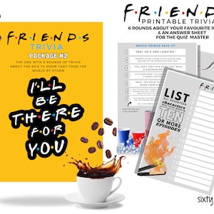 Friends Package #2 | Friends | Trivia Night | TV Show | Quiz | Trivia | Games | Party