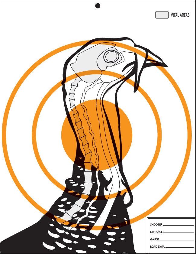 Printable Turkey Targets for Perfect Archery and Shotgun Etsy