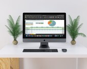 Excel Budget Tracker | Monthly, Yearly Finance Planner (Digital Download)