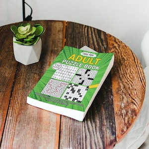 150 Puzzle Collection for Adults-PRINTABLE FILES -Huge Bundle of Word Search,Sudoku, Crossword,Cryptogram & Brain Teasers -Fun Activity Pack
