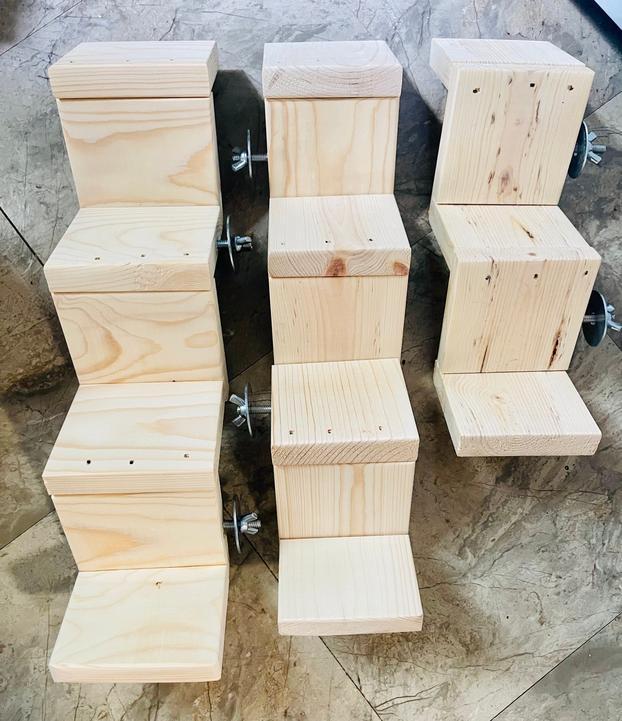 Kiln Dried Pine Pet Stair Set for Chinchillas Rats Sugar Etsy