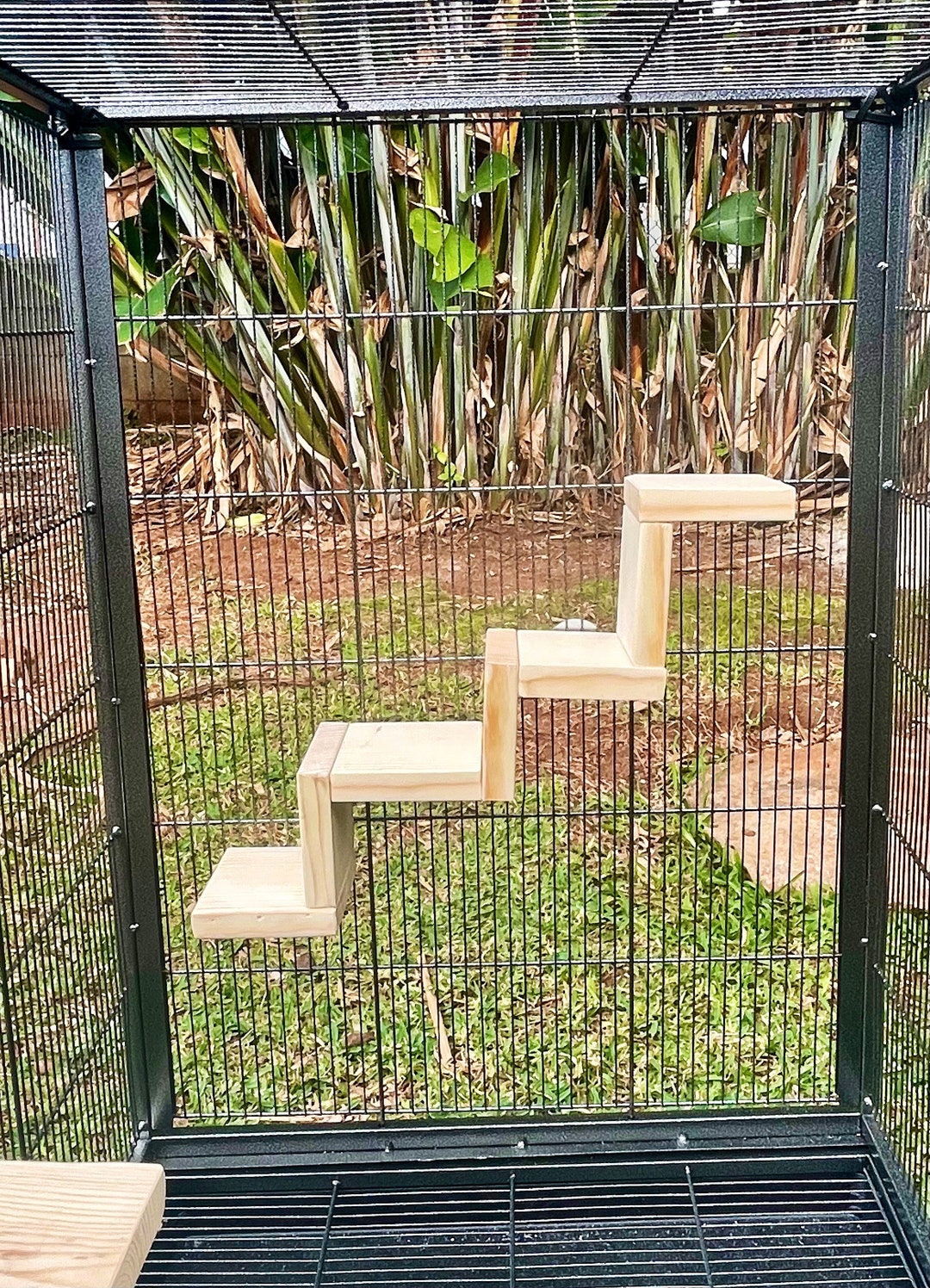 Kiln Dried Pine Pet Stair Set for Chinchillas, Rats, Sugar Gliders