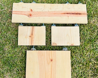 Chinchilla/Rat/Bird Kiln Dried Pine Ledges/Platforms 4 piece set