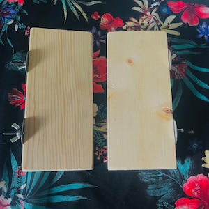 2 Kiln Dried Pine Ledges for Chinchillas, Rats & Small Animals