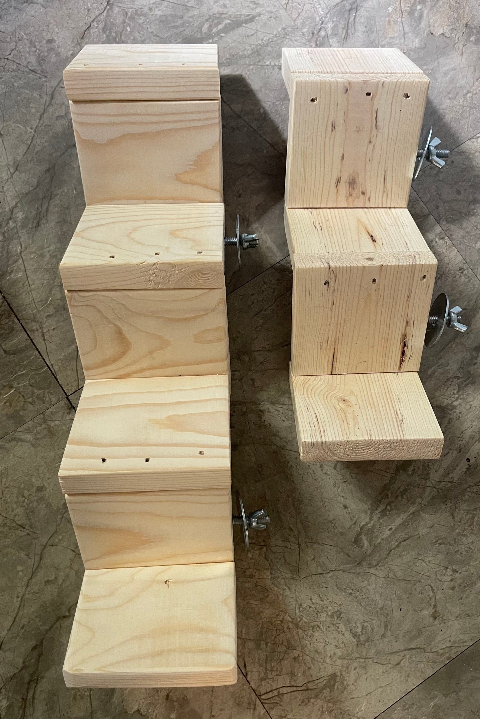 Kiln Dried Pine Pet Stair Set for Chinchillas Rats Sugar Etsy