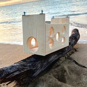 Aloha Sky Bridge for Chinchillas, Rats, Birds, Degu, Gliders, Squirrels and other Critters. Made of Kiln Dried Pine. image 6