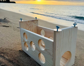 Aloha Sky Bridge for Chinchillas, Rats, Birds, Degu, Gliders, Squirrels and other Critters. Made of Kiln Dried Pine.