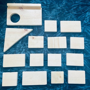 Chinchilla and Rat 15 Piece Kiln Dried Pine Ledge Bundle