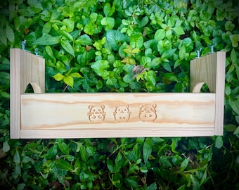 Le pont Chinchilla Bunch, fabriqué en pin séché au four
