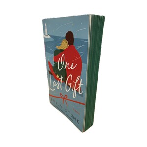One Last Gift paperback with painted edges