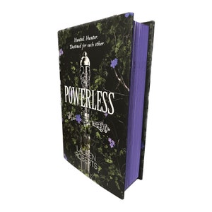 Powerless by Lauren Roberts with painted edges