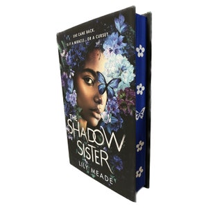 The Shadow Sister with stenciled edges