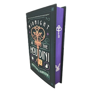 Midnight at the Houdini with stenciled edges