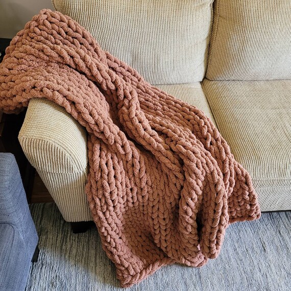 Giant chunky knit blanket pattern hotsell