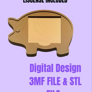 Maranito post it note holder stl file 3mf file digital file only