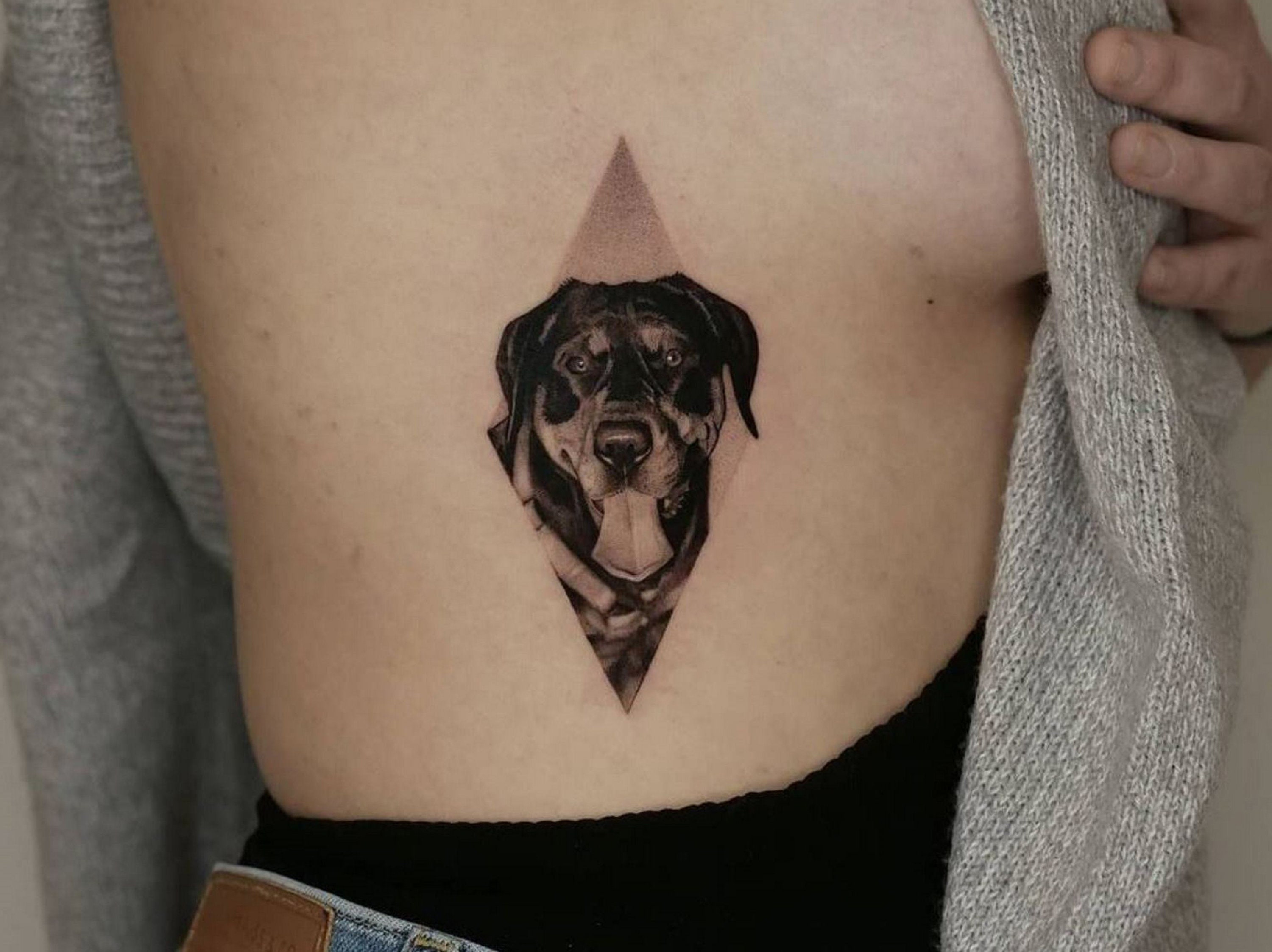 Benutzerdefinierte Hund Foto temporäre Tattoo Hund Tattoo Etsy