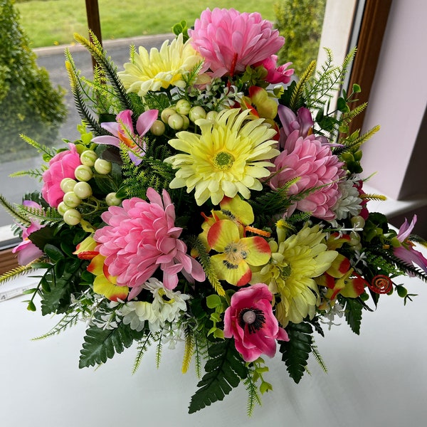 Artificial Flowers for Grave Etsy UK