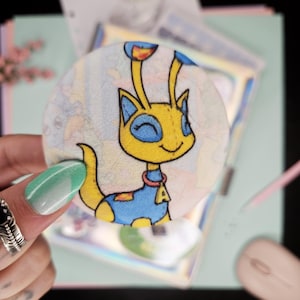 Neopets Plush Badge Pin Aisha Button