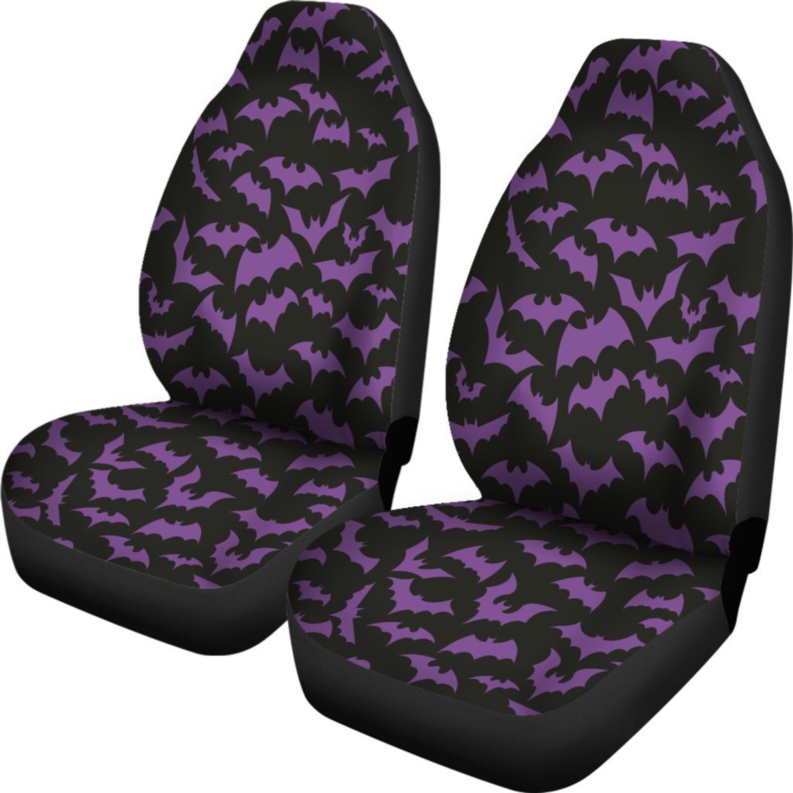 Pastel Goth Bats Car Seats Covers set of 2 Gothic Car Seats Etsy UK