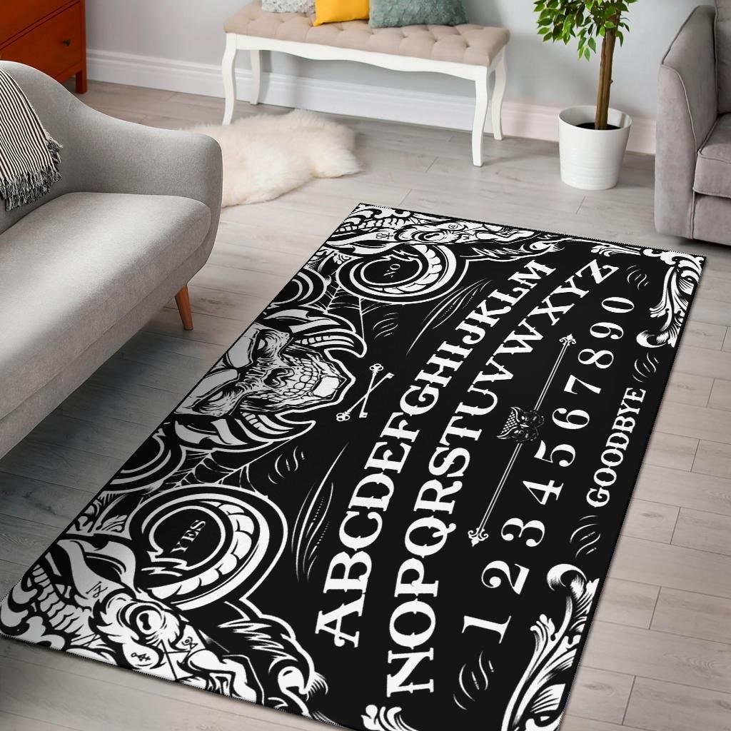 Teufel Ouija Brett teppich Gothic Home Dekor Goth Area Rug Etsy