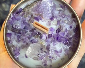 Amethyst Candle