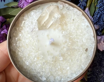 Crystal Spell Candle