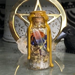 24k Gold Road Opener Spell Jar