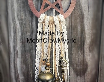 Witch’s Protection Bells/Pentagram Pentacle