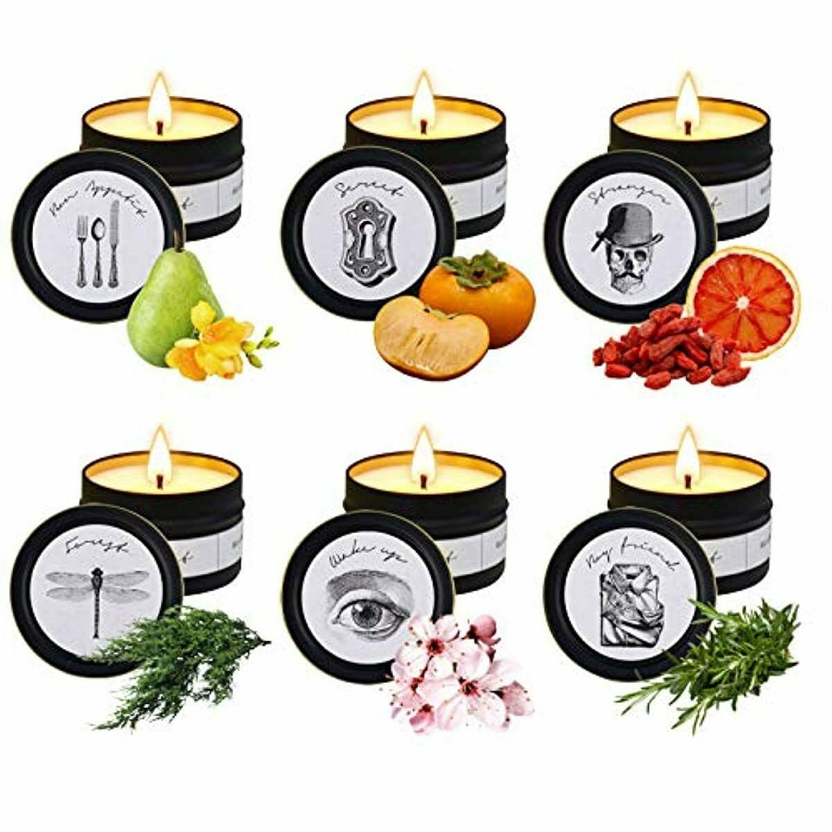 Scented candle gifts set for women aromatherapy candles gift Etsy