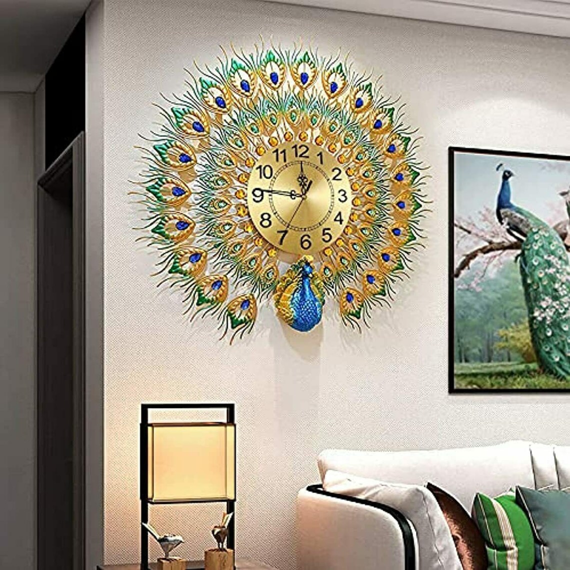 Peacock Wall Clock Jaipur at Brent Lyles blog
