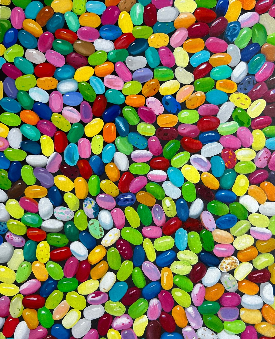 8 X 10 In. PRINT Jelly Beans Art Prints Anna Stark Art Etsy