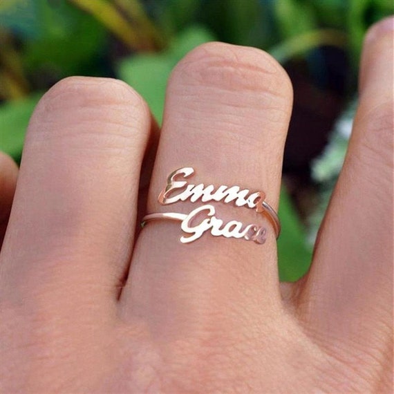 Name Ring For Couple – BBD GIFTS