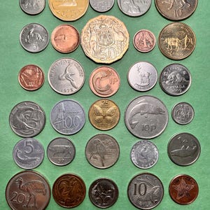 30 Unique ANIMAL-Themed Coins in a Pouch—CHOOSE Your One-of-a-Kind Set (A, B, C, D, or Mystery)!