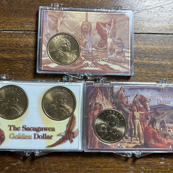 Sacagawea Year 2000 Coin Gift Sets (Three Varieties)