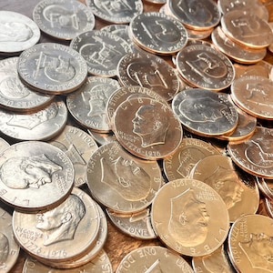 NIEOBIEKTOWE monety dolarowe z okazji dwusetnej rocznicy ślubu (1976) Eisenhowera „Ike”, duże, pełne tuby (20) — OFERTA SPECJALNA/Ograniczona dostępność!