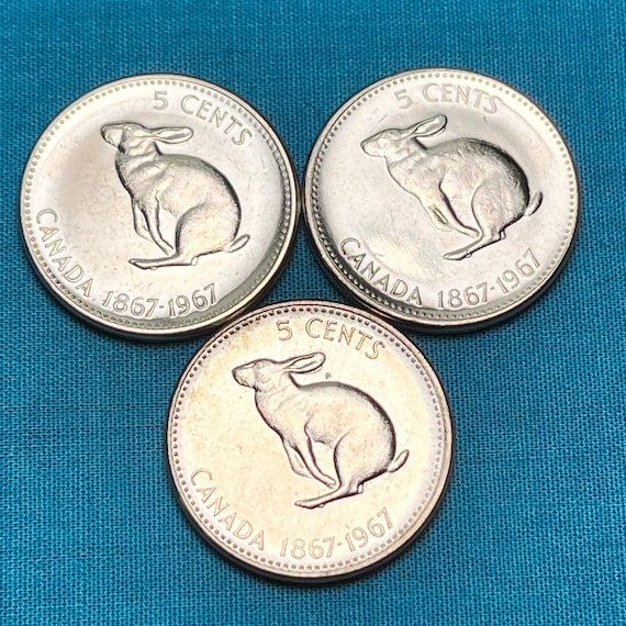 Canadian Centennial Commemorative (1867-1967) Nickel From MINT