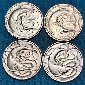 ONE Singapore SWORDFISH 20-Cent Coin—Various Years/High Grade/Shipping Included!