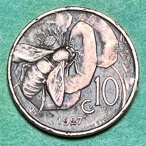 Italian 10 cent coin - Etsy 日本
