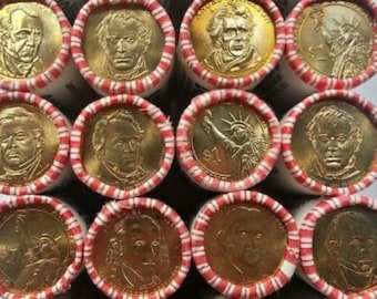 Presidential Dollar Full Tube or Samplers (5, 10, or 15 Different Presidents)--Shipping Included!