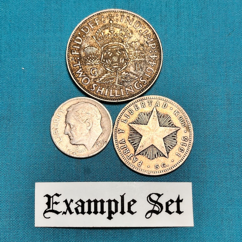 SILVER Coin Trio—3 Types From 3 Different Countries (over 1/2 Ounce ...