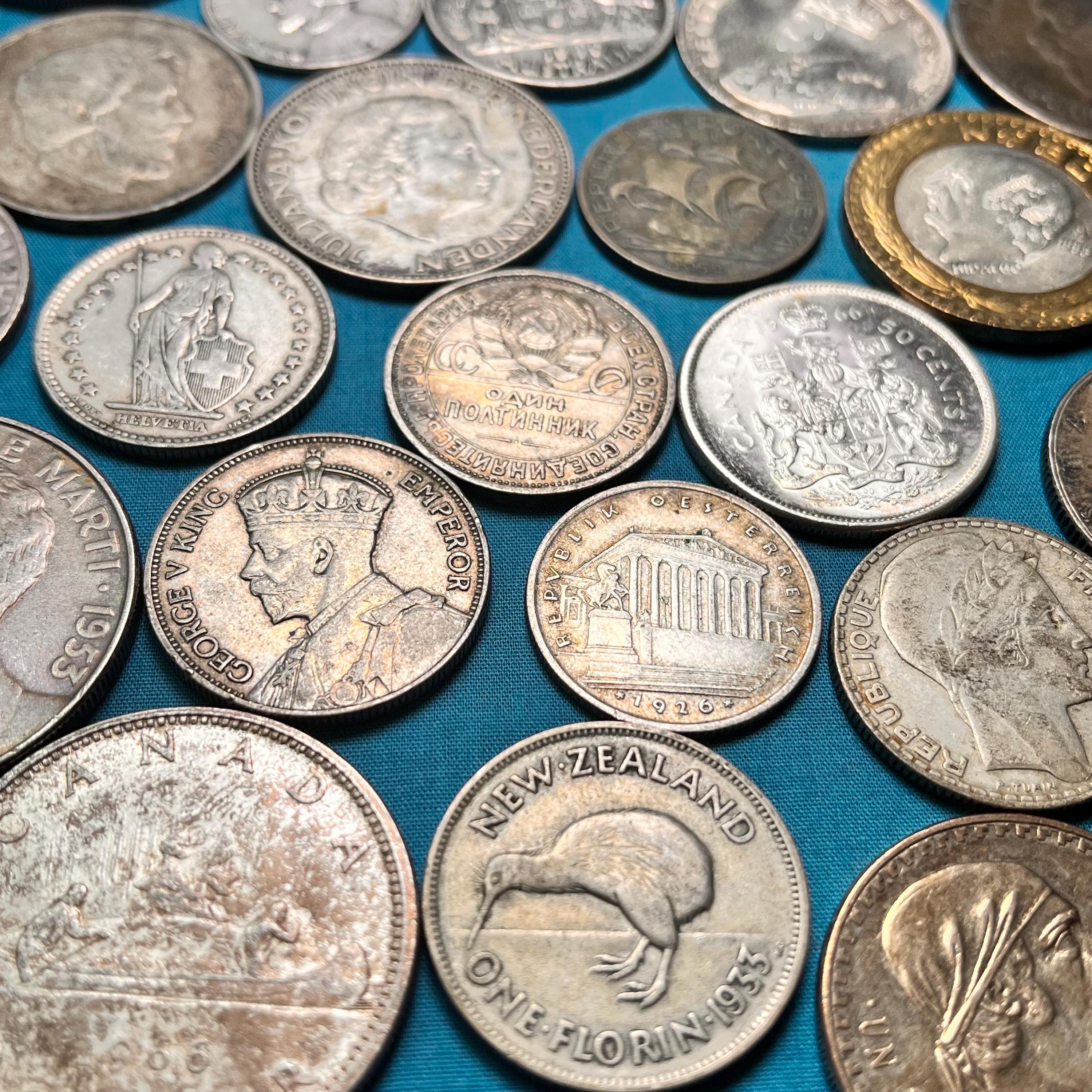 Browse/Research/CHOOSE Your SILVER World Coin-Unique Selections/Limited Availability!