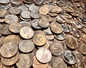 DISCOUNTED SURPLUS Special (Read Details)*: Full Rolls (25) of Golden PRESIDENTIAL Dollar Coins (*with the Purchase of any Other Shop Item)!