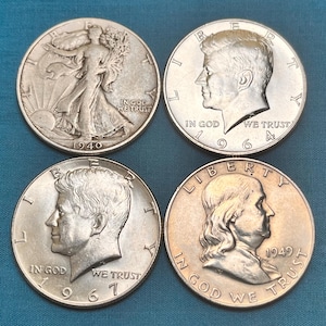 CHOOSE Your U.S. SILVER Vintage Collectible Half Dollar—Quality/Limited Availability!