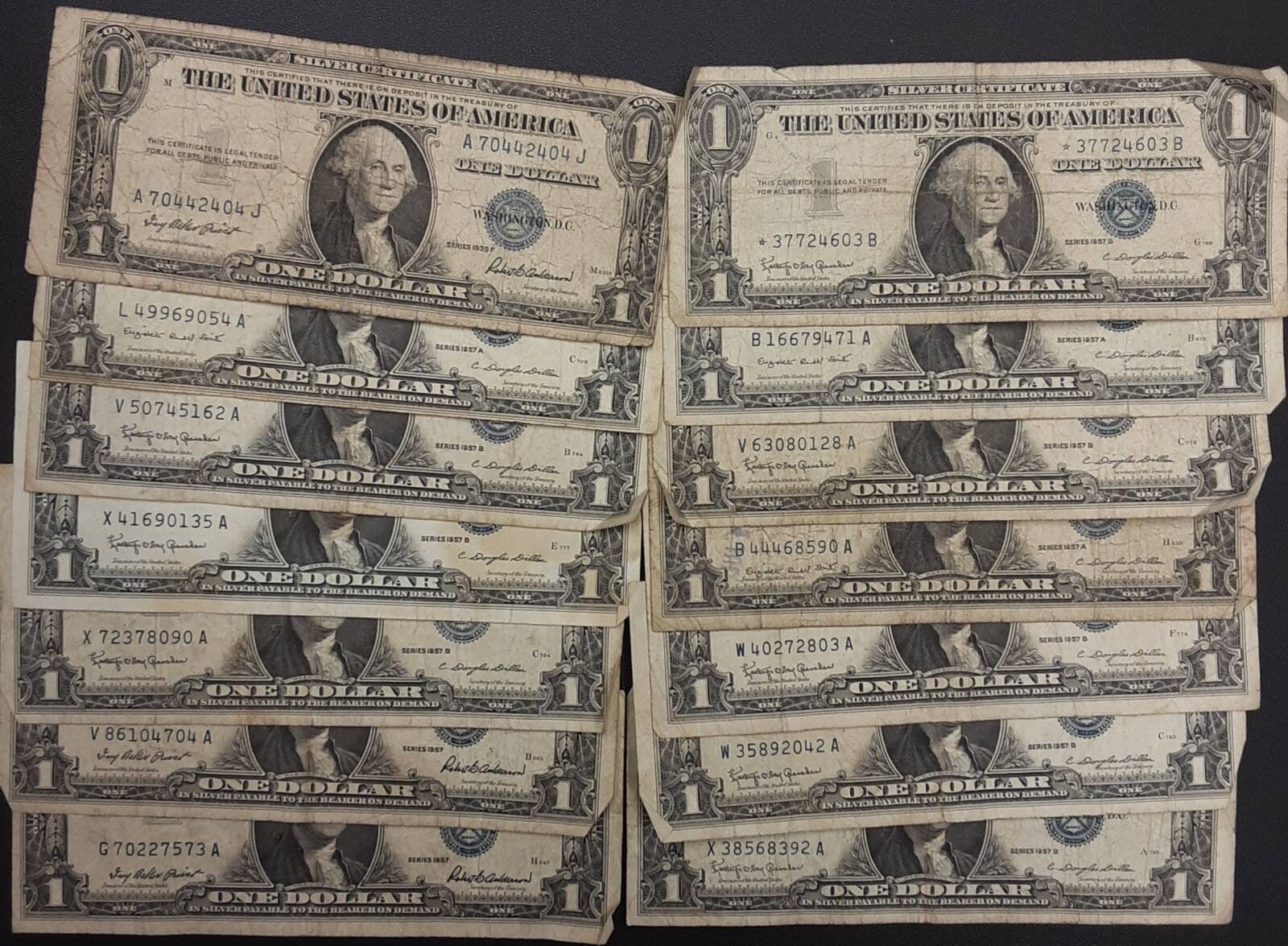1935/1957 Washington Silver Certificates—Not for Circulation—w/ Free Shipping!