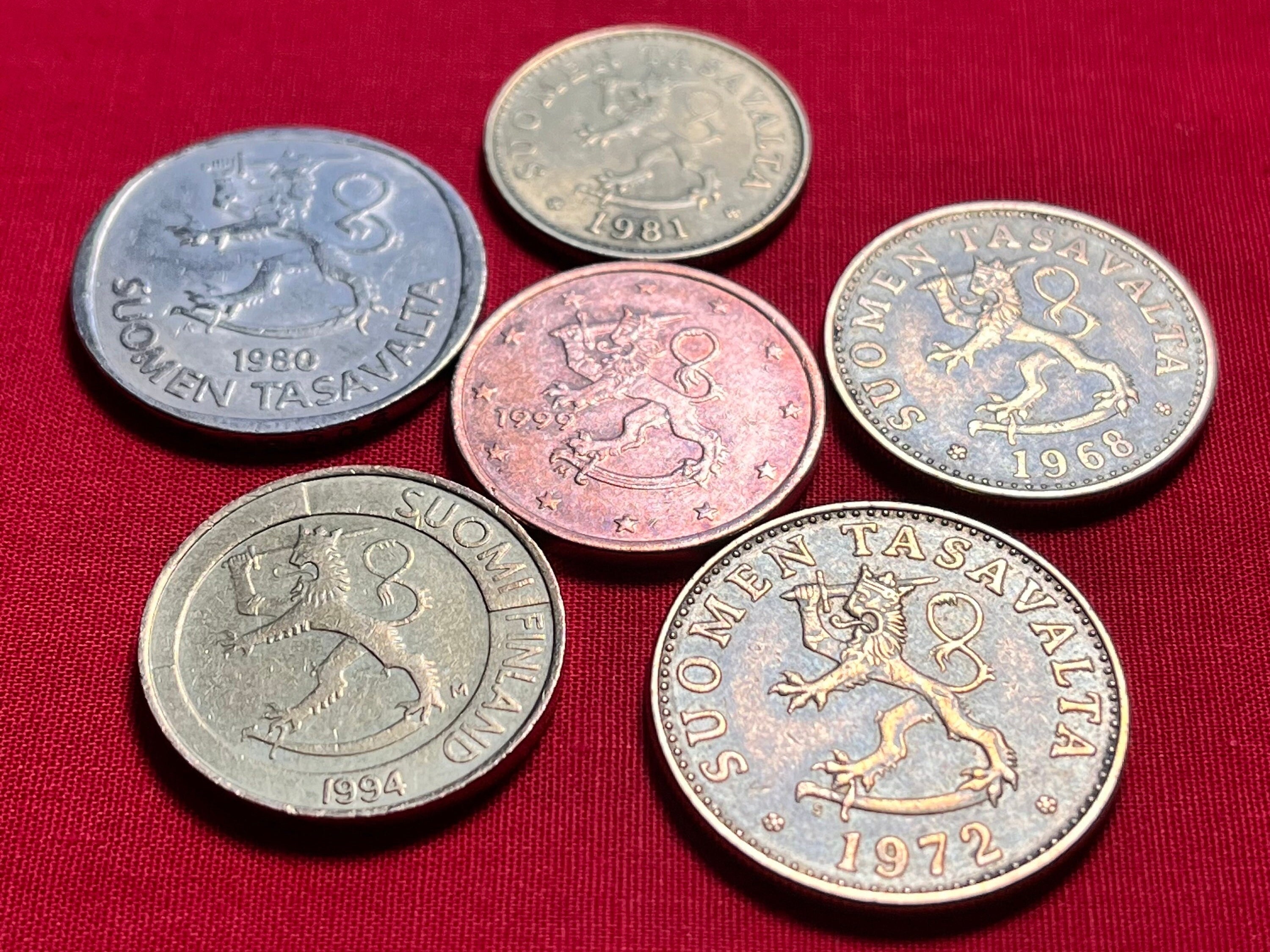 【売れ筋】 Finland/finnish Crowned Featuring Set 6-coin (suomen) 自動車
