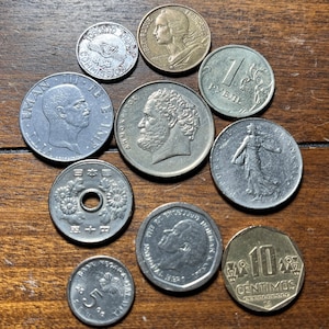 12 (or 15) Unique World Coins With Optional Silver Coin Add-on (sets ...