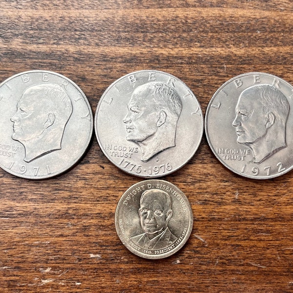 Custom Eisenhower (Ike) Dollar Set (read details*)--Shipping Included!